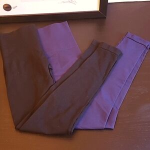 NWOT SOMA navy & black leggings set of 2